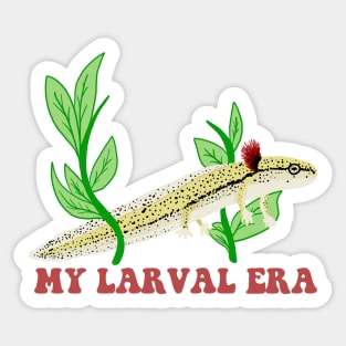 My Larval Newt Salamander Era Sticker